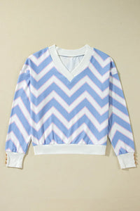 Josie Chevron Top Top Private Label