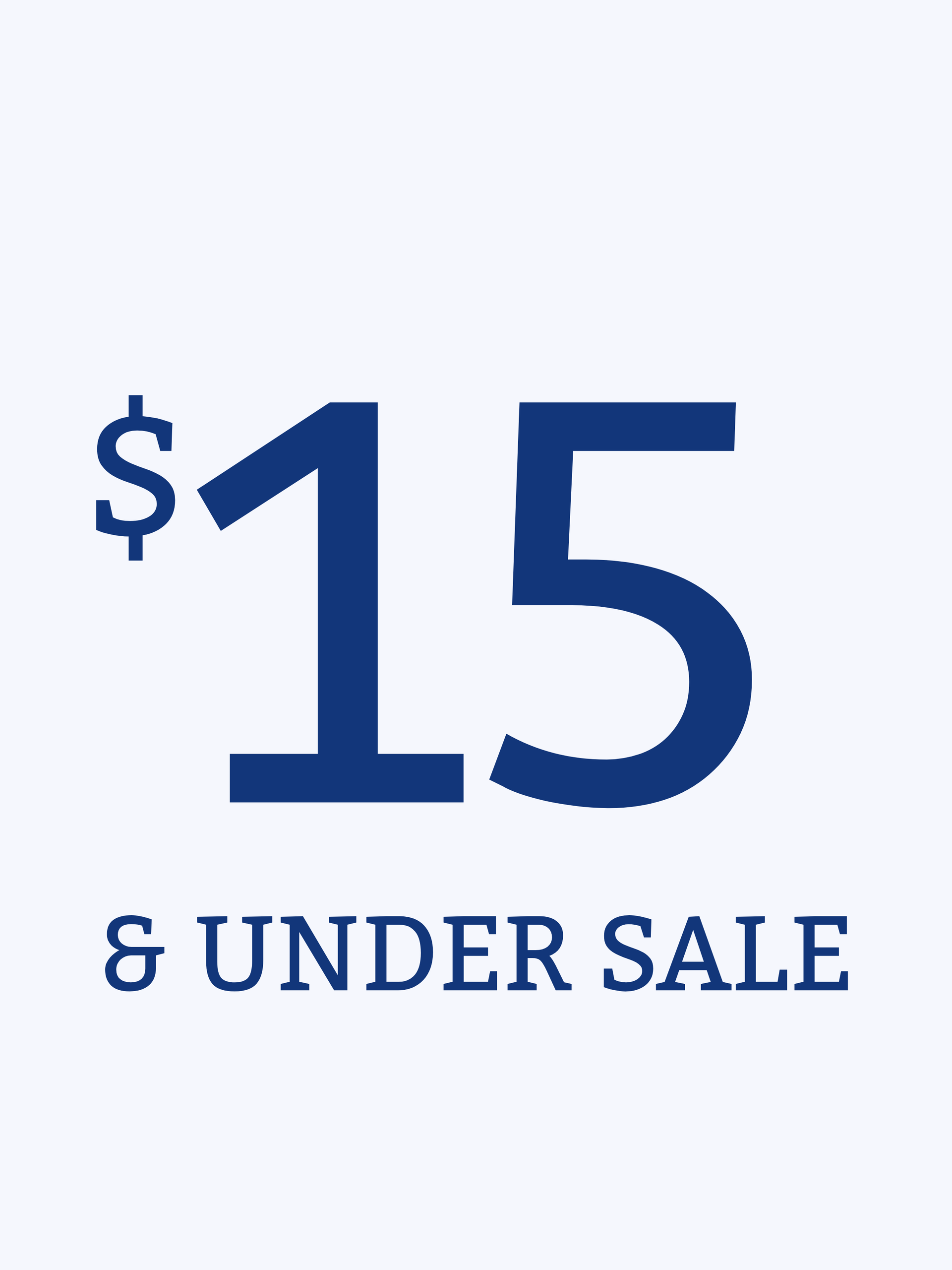 $15 & Under Sale