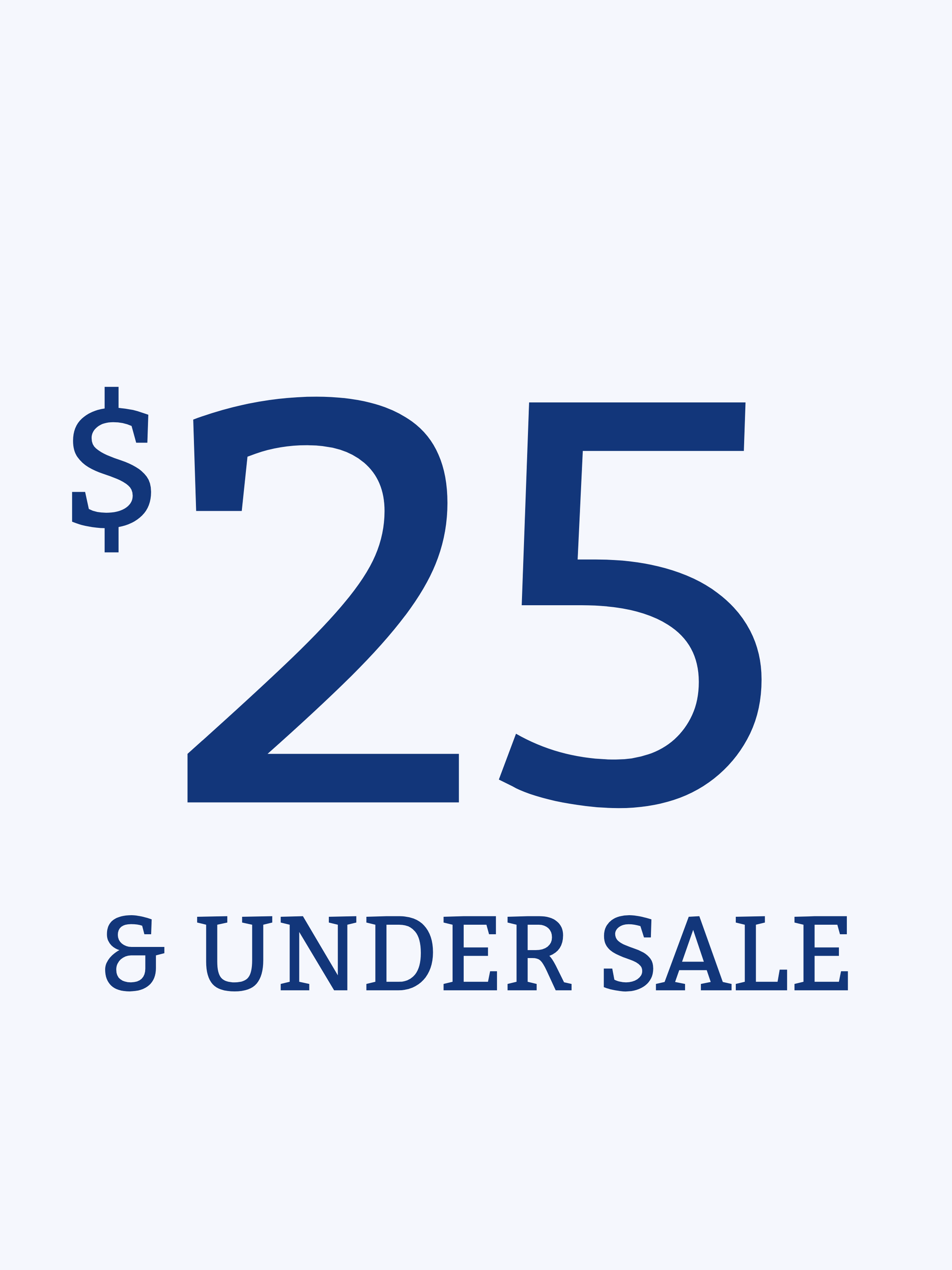 $25 & Under Sale