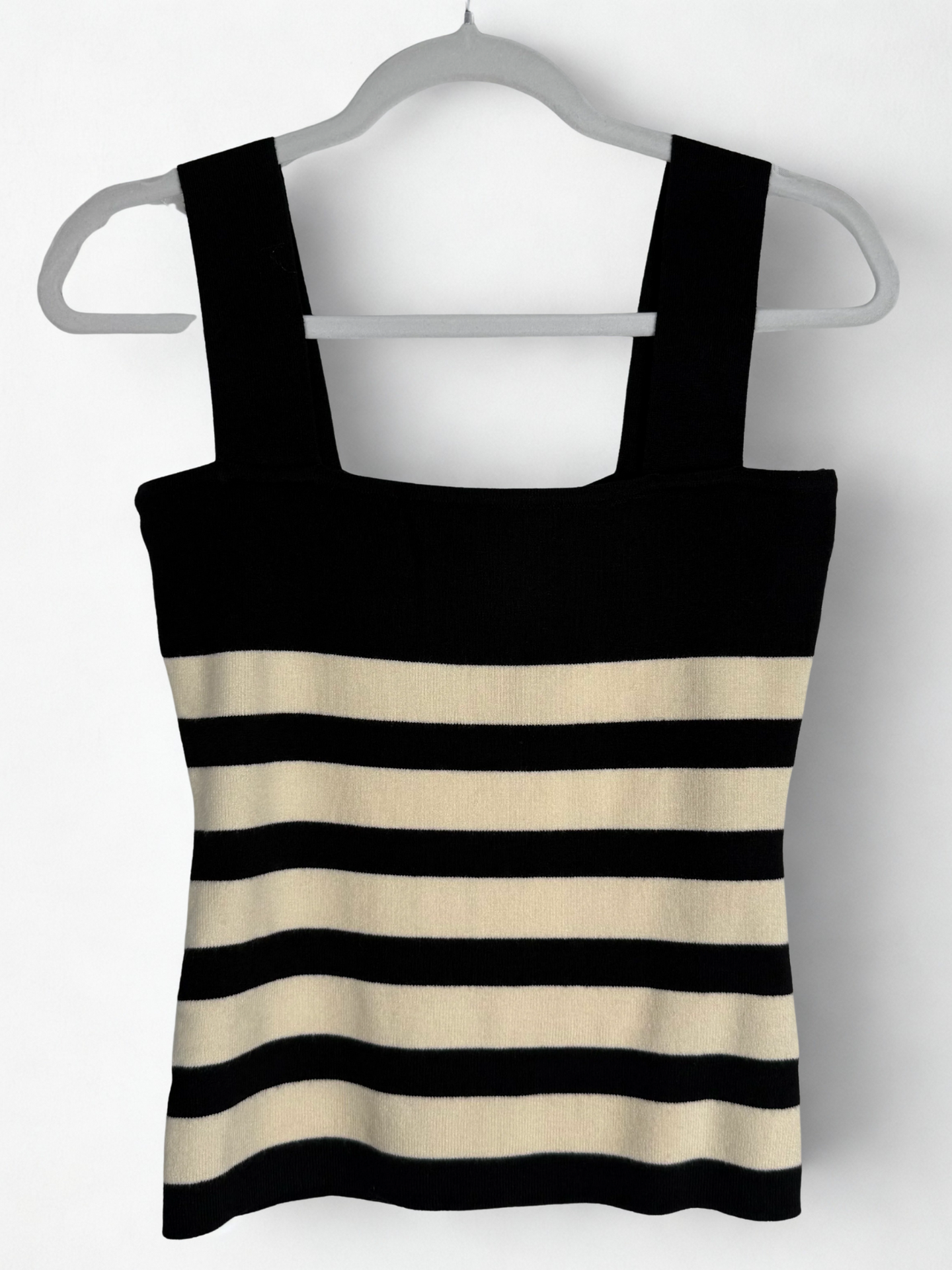 striped sleeveless top- simply amy