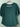 Green shirt on a hanger against a white background