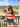 Bevo Striped Top- Simply Amy. Orange and White tank top
