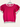 Pink sweater with ruffled sleeves on a hanger against a white background