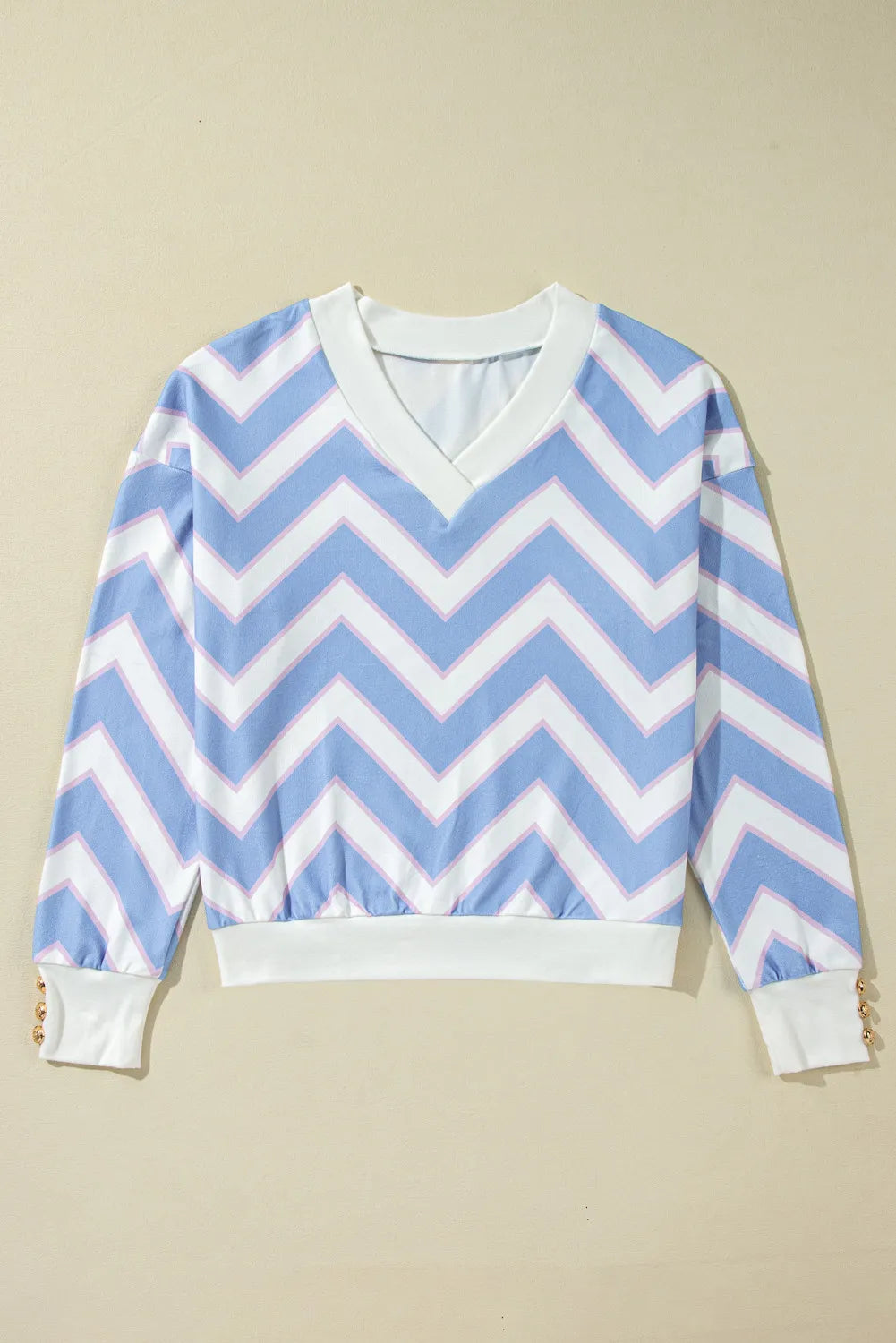 Josie Chevron Top Top Private Label