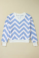 Josie Chevron Top Top Private Label
