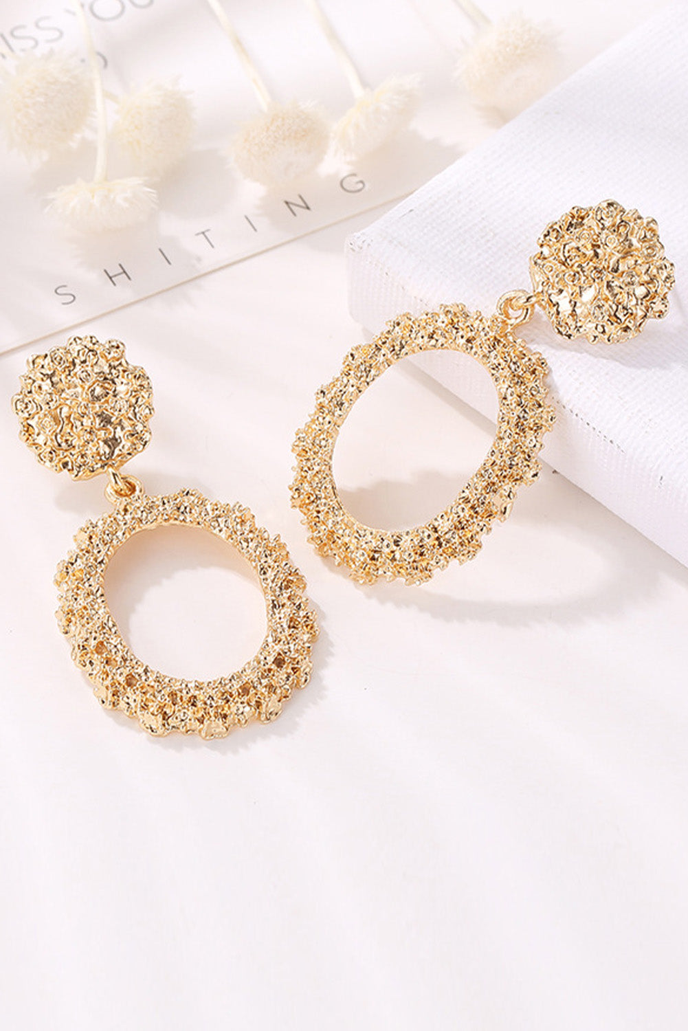 Gold Glittering Dangles