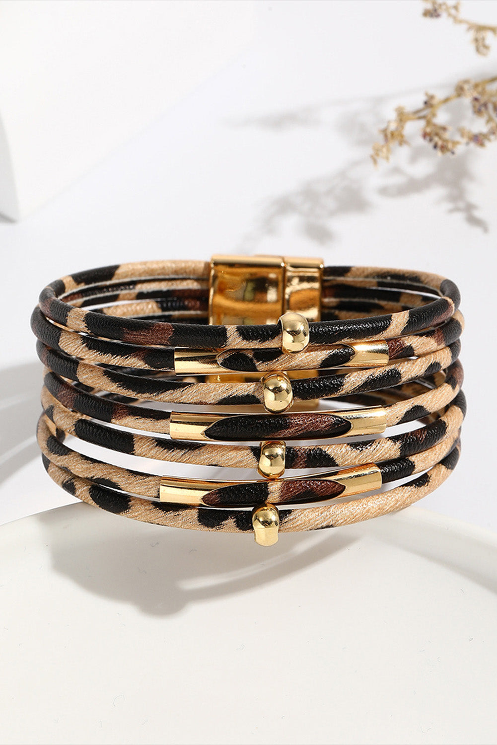 Leopard Magnet Bracelet