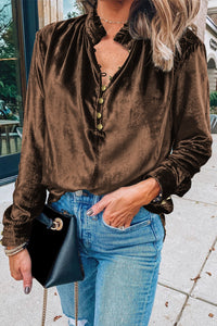 Fall in Love Velvet Top