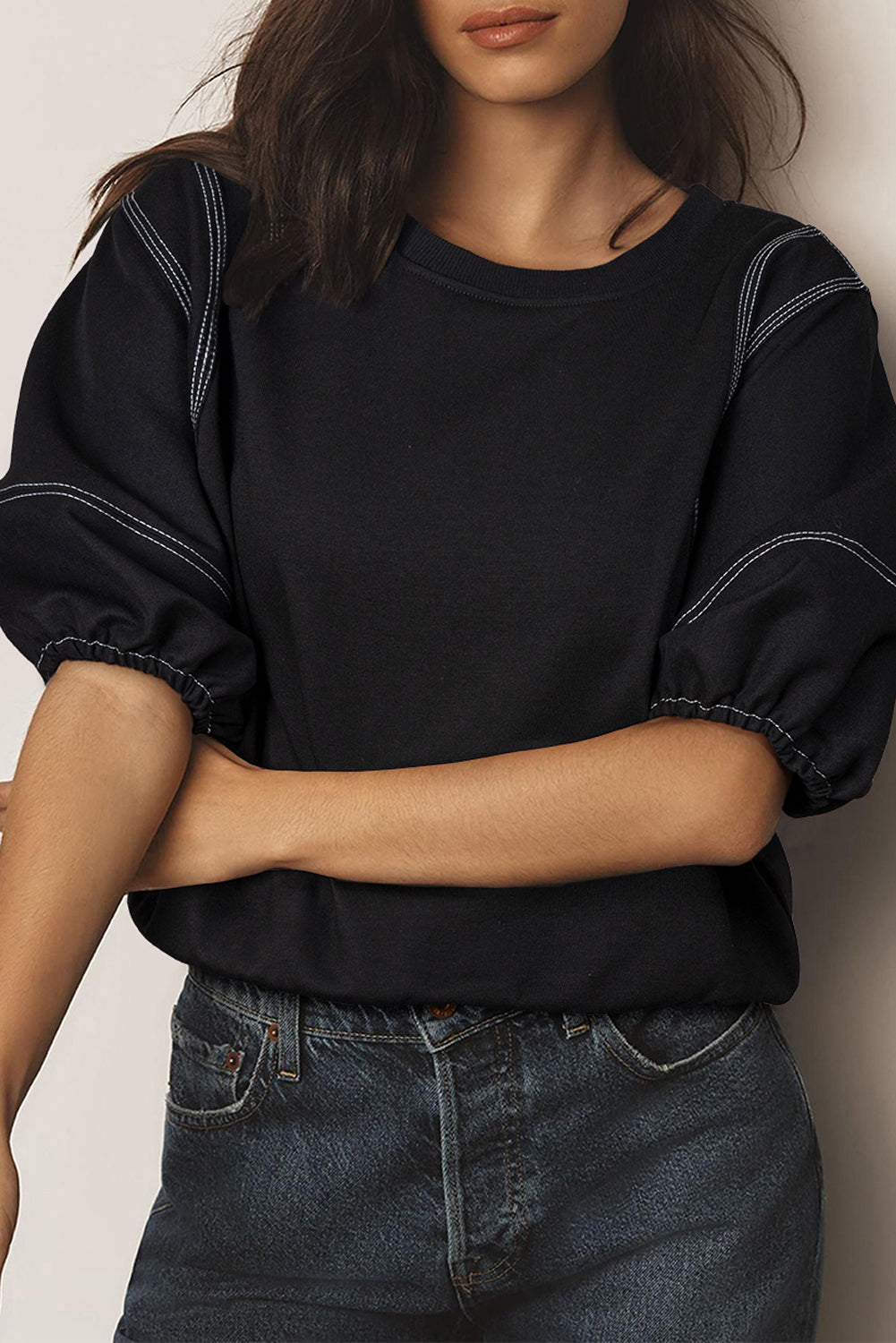 Shelly Stitched Top