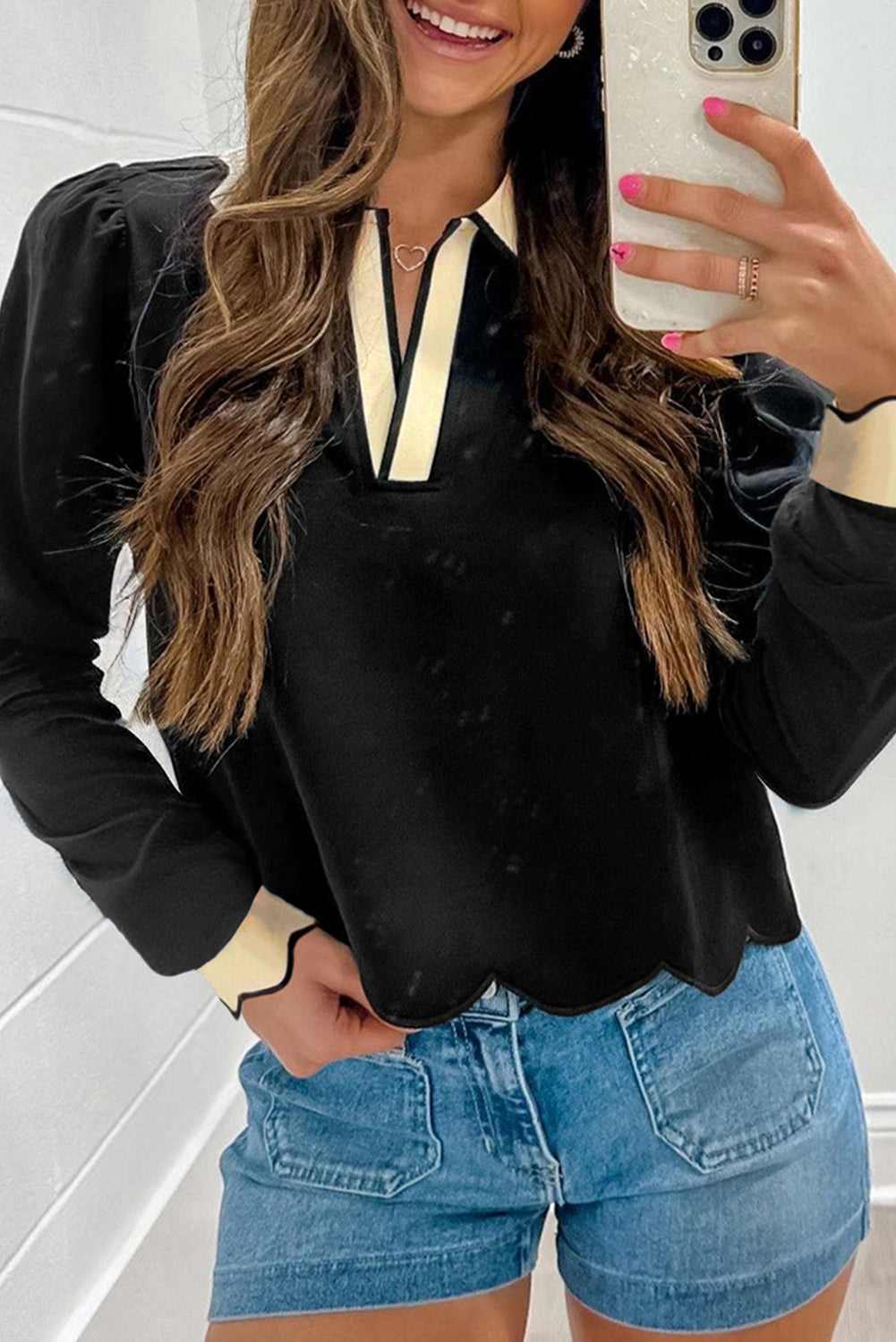 Scallop Sweetie Blouse