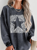 Super Nova Grey Corded Sweatshirt