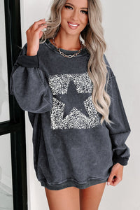 Super Nova Grey Corded Sweatshirt