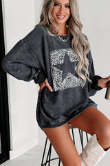 Super Nova Grey Corded Sweatshirt