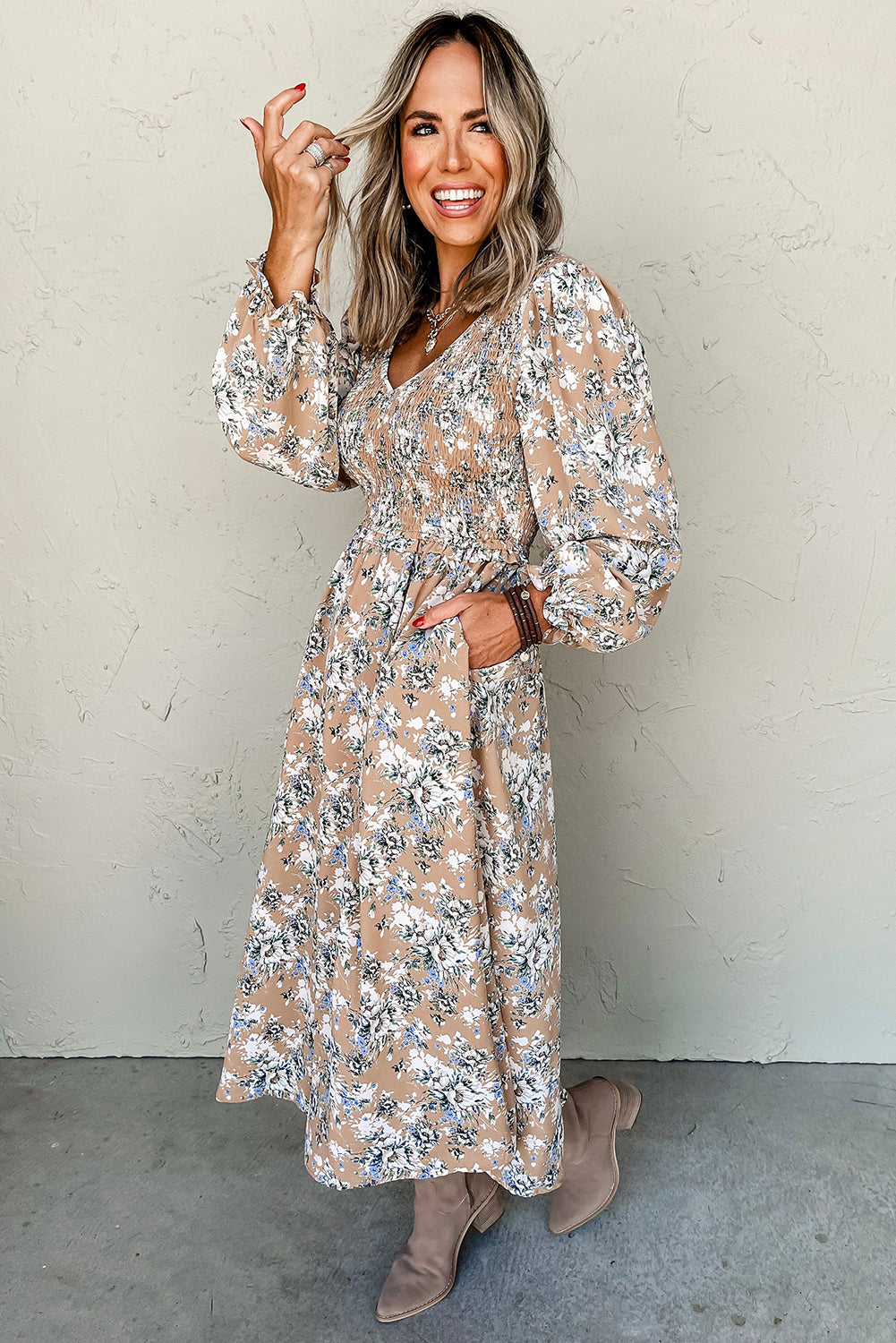 Rezz Smocked Dress