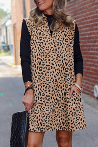 Leopard Sleeveless Dress
