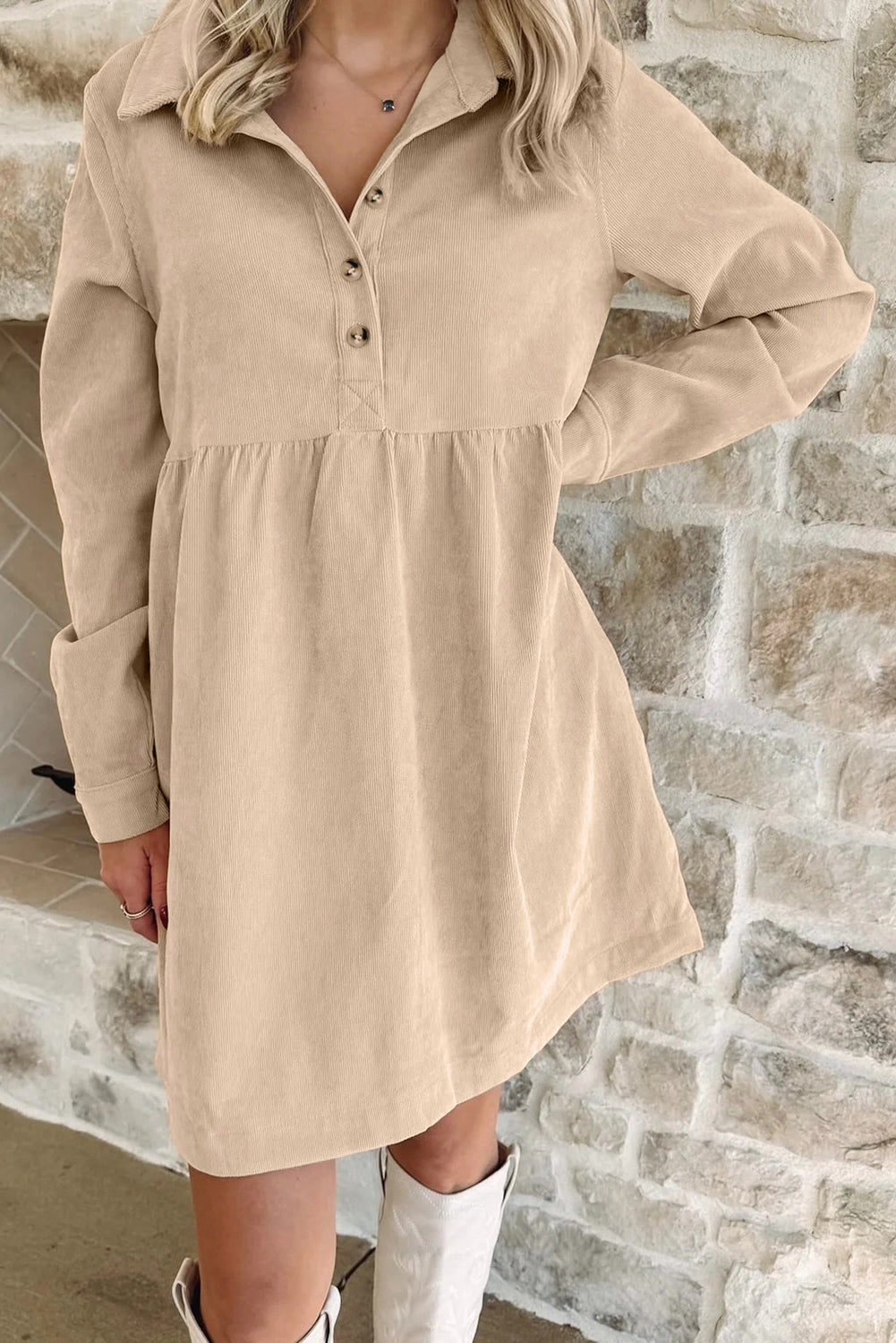 Charleston Corduroy Dress