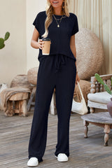 Navy Blue Classy Pant Set
