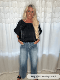 Anniewear High Rise Wide Leg Jeans - Simply Amy