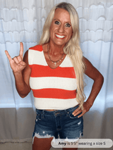Bevo Striped Top - Simply Amy
