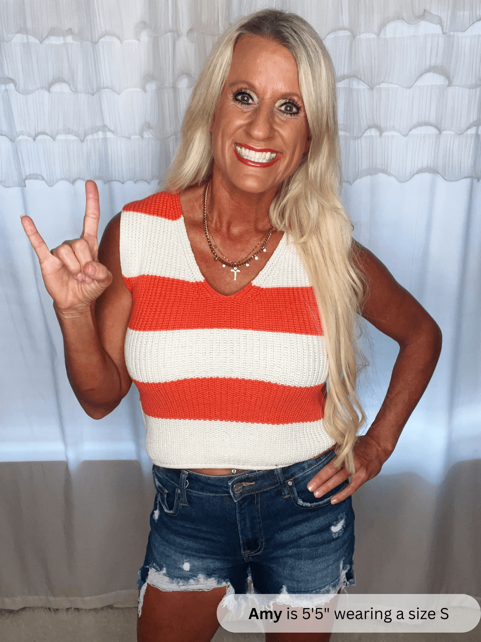 Bevo Striped Top - Simply Amy