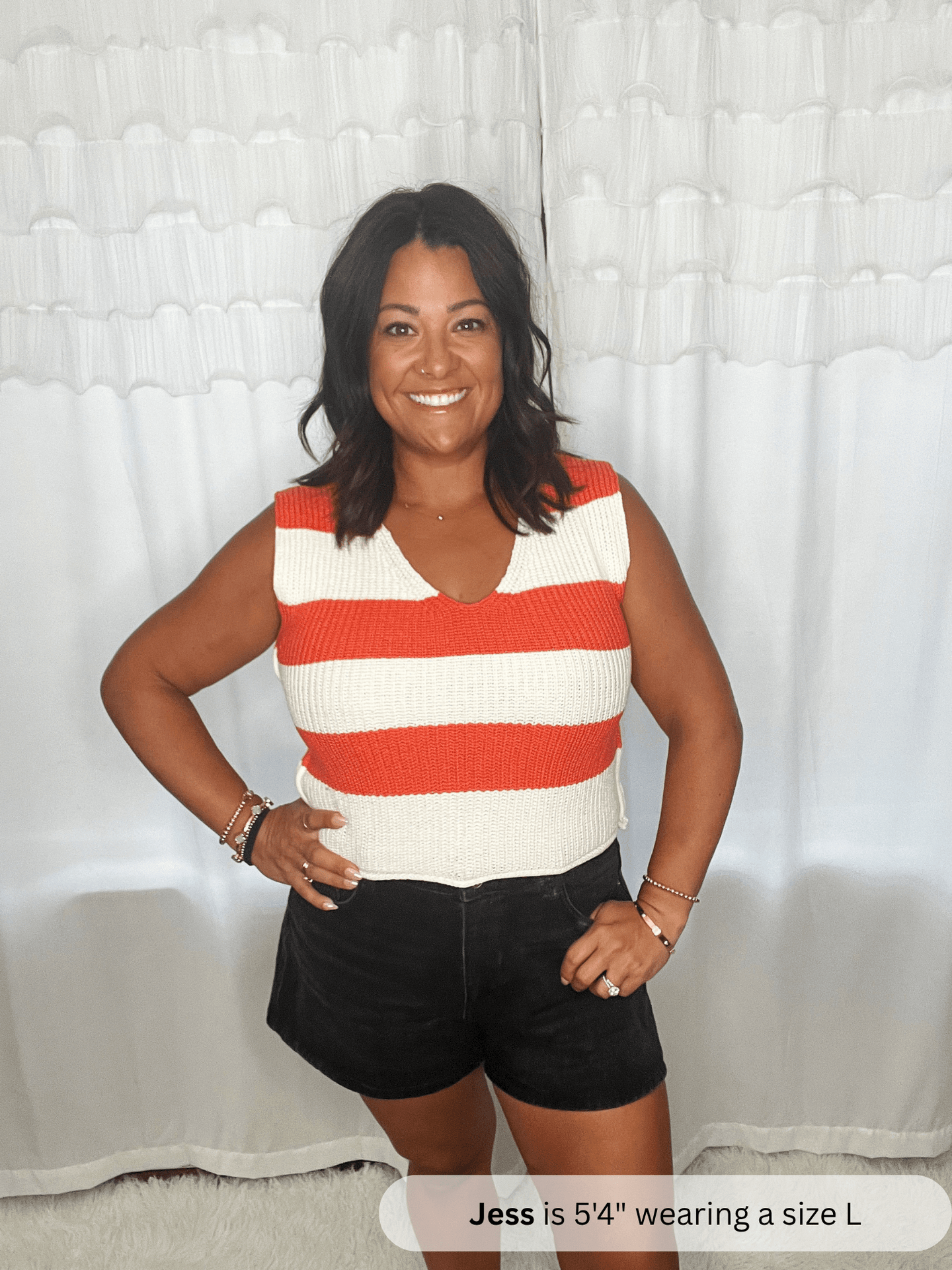 Bevo Striped Top - Simply Amy