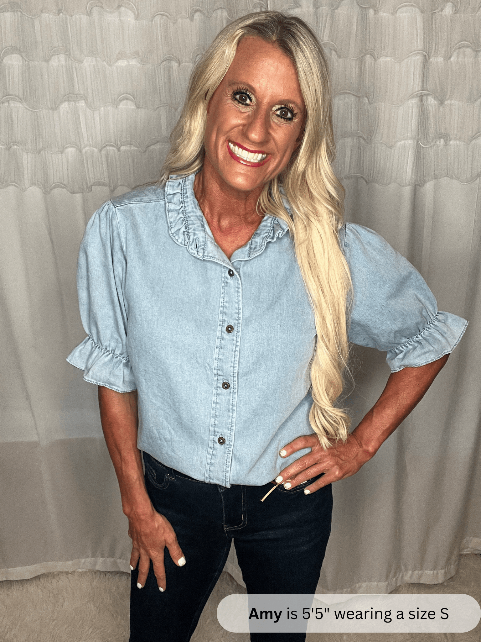 Chambray Dreams Top - Simply Amy