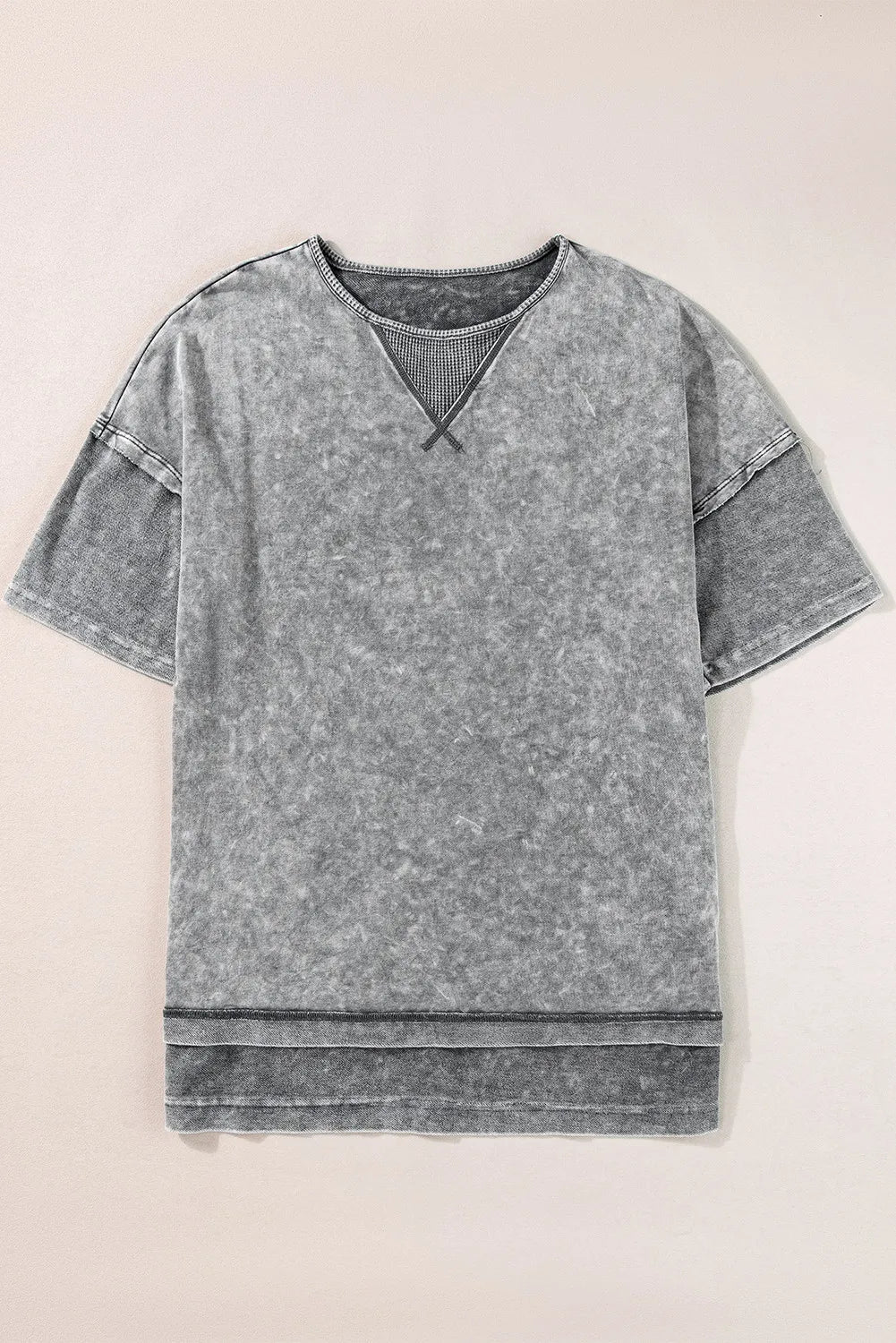 Gray Mineral Oversized Tee - Simply Amy