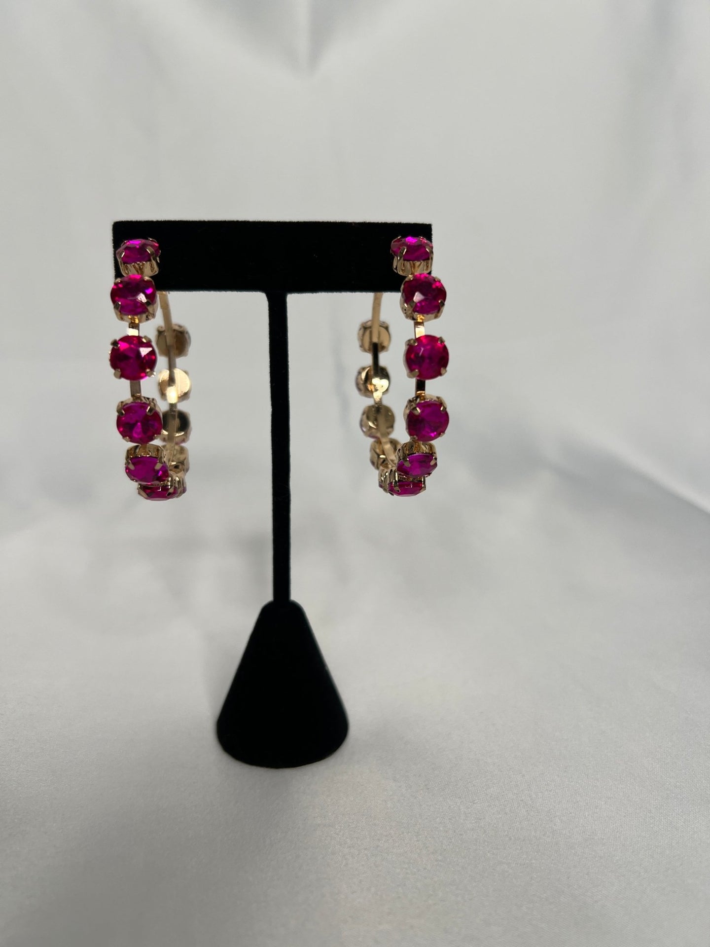 Pink Gemstone Earrings - Simply Amy