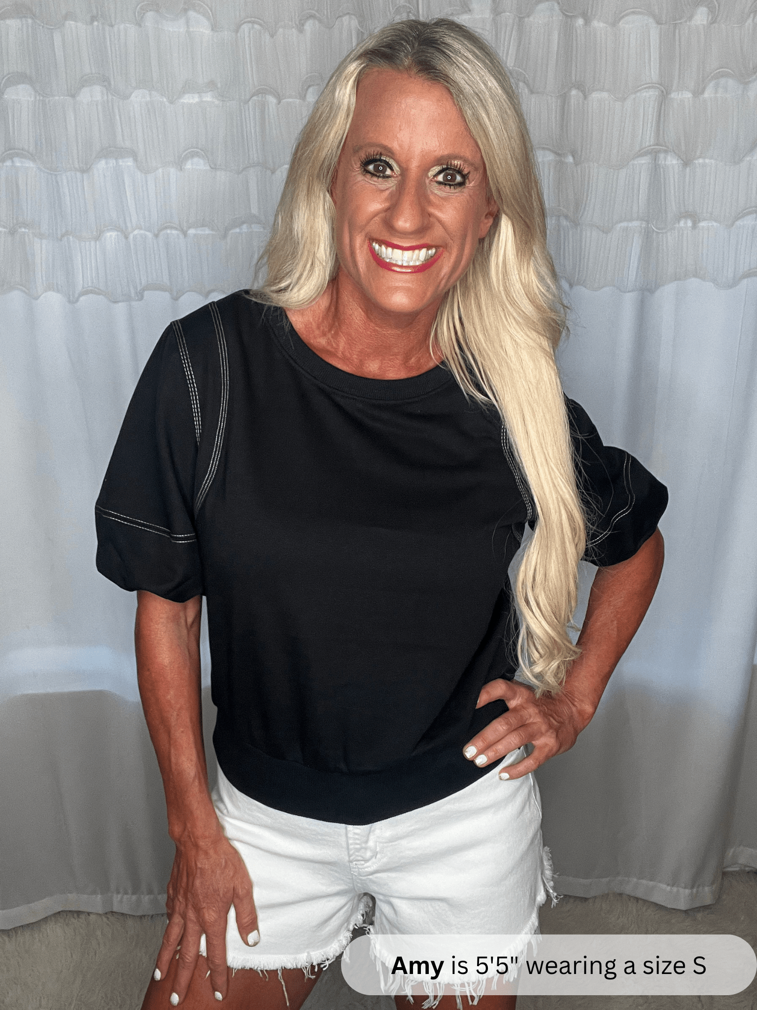 Shelly Stitched Top - Simply Amy