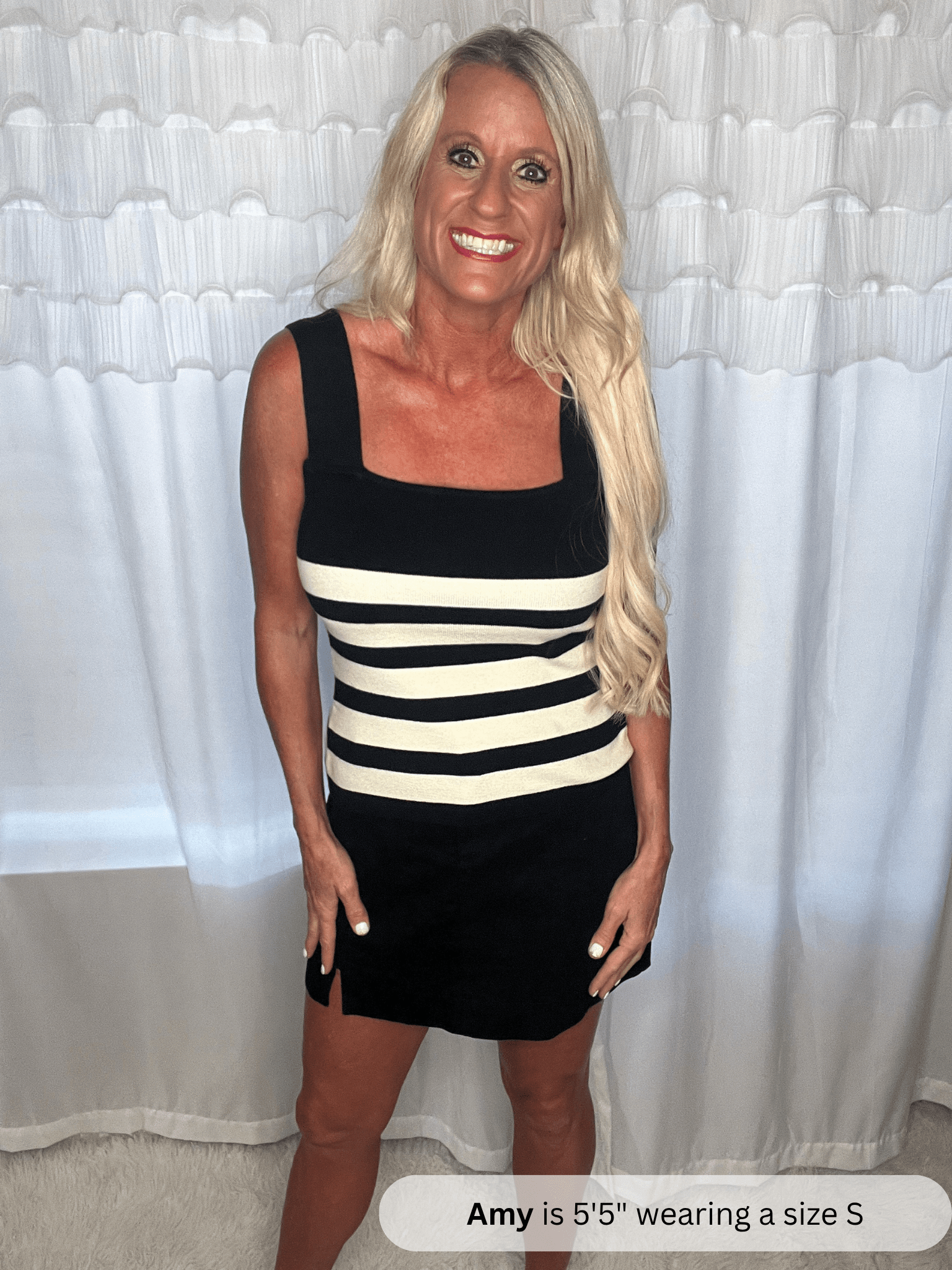 Striped Sleeveless Top - Simply Amy