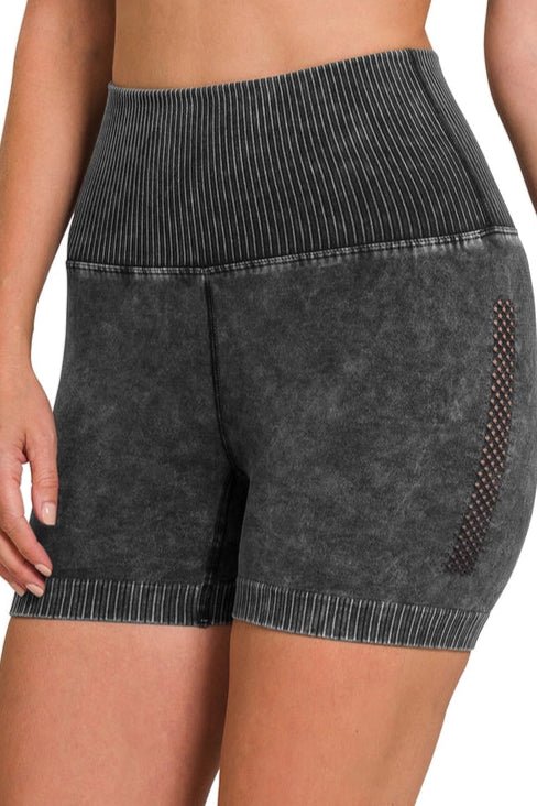 /Ash Black/ Zenana Modesty Shorts - Simply Amy