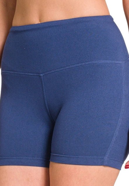 Zenana Navy Modesty Shorts - Simply Amy